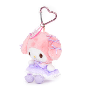 My Melody Pink Ribbon Plush Mascot Keychain (50th Anniv. Series) Accessory Global Original