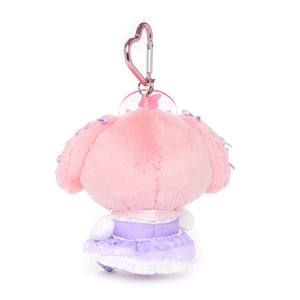 My Melody Pink Ribbon Plush Mascot Keychain (50th Anniv. Series) Accessory Global Original