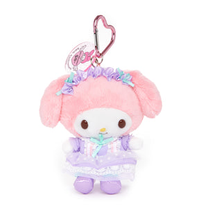 My Melody Pink Ruffle Plush Mascot Keychain (50th Anniv. Series) Accessory Global Original