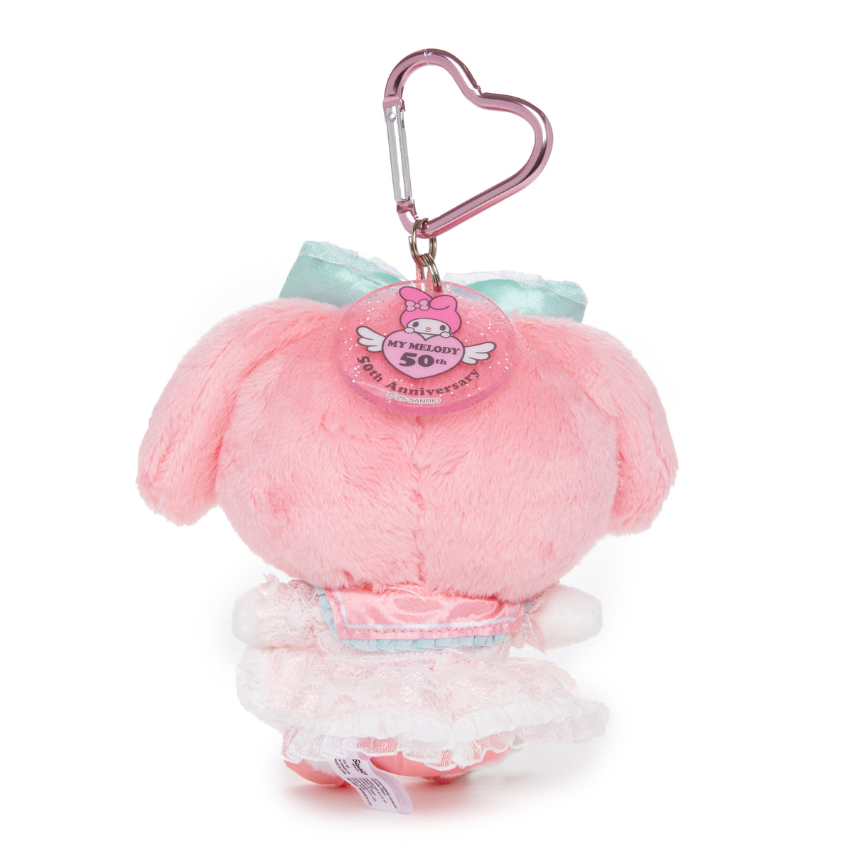 My Melody Pink Bow Plush Mascot Keychain (50th Anniv. Series) Accessory Global Original