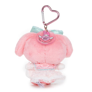 My Melody Pink Bow Plush Mascot Keychain (50th Anniv. Series) Accessory Global Original