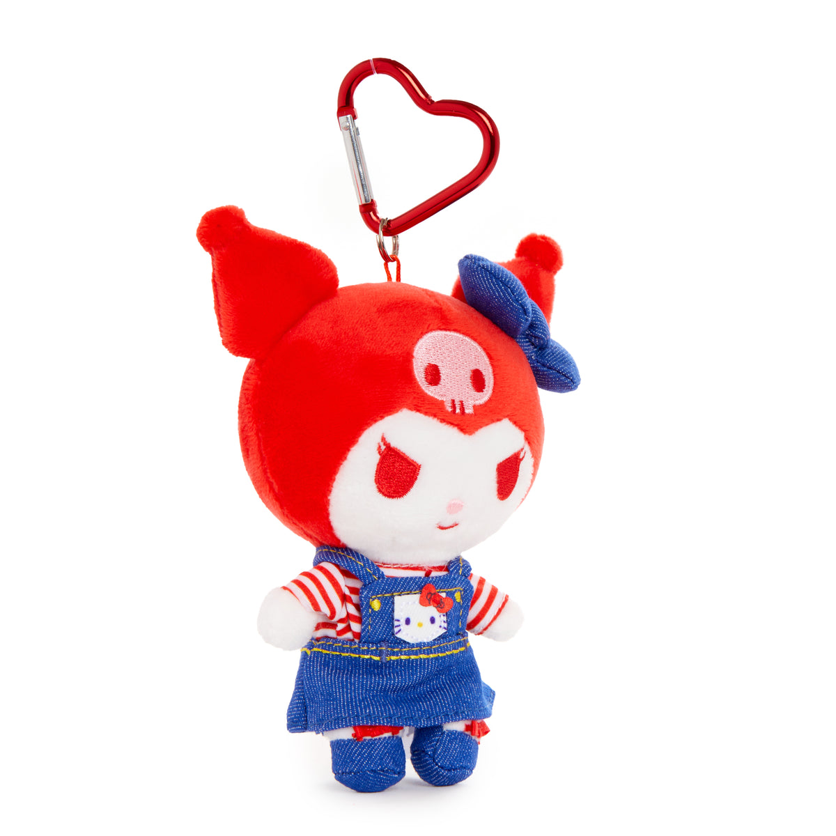 Kuromi Plush Mascot Keychain (Sanrio Friends Cosplay Series - Hello Kitty) Accessory Global Original