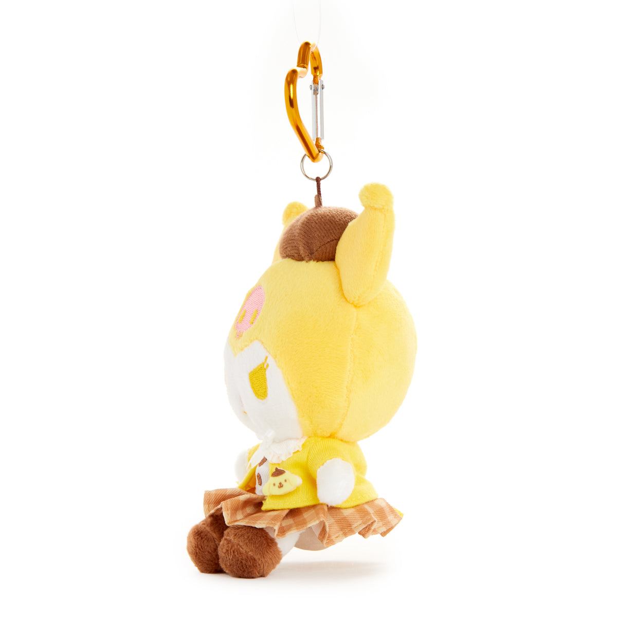 Kuromi Plush Mascot Keychain (Sanrio Friends Cosplay Series - Pompompurin) Accessory Global Original