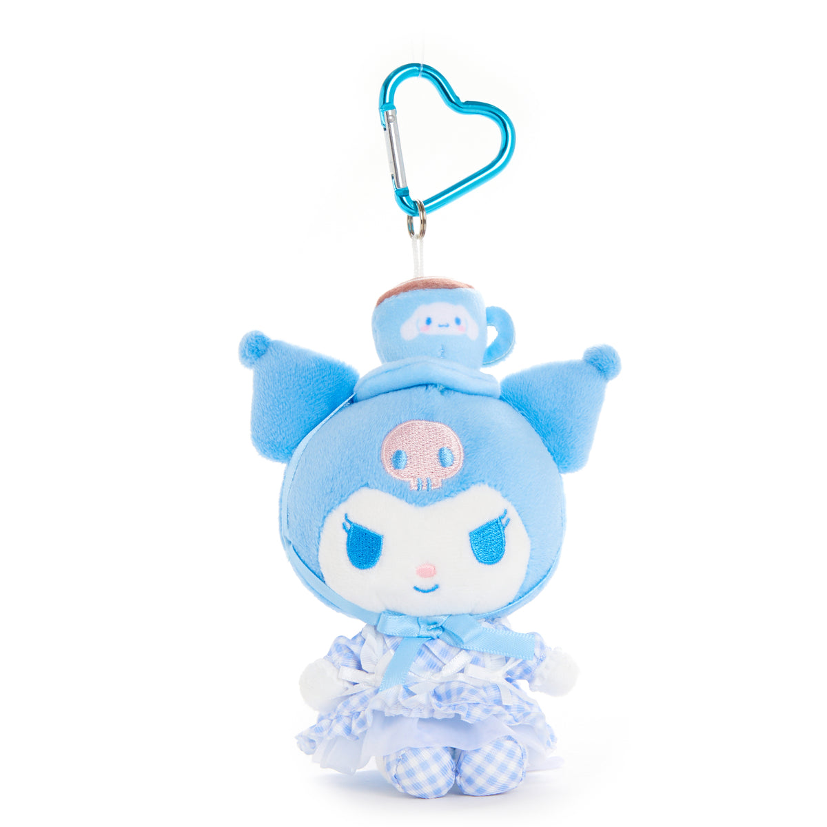 Kuromi Plush Mascot Keychain (Sanrio Friends Cosplay Series - Cinnamoroll) Accessory Global Original
