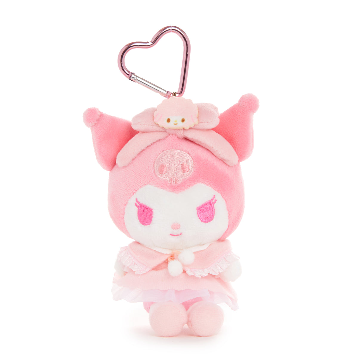 Kuromi Plush Mascot Keychain (Sanrio Friends Cosplay Series - My Sweet Piano) Accessory Global Original