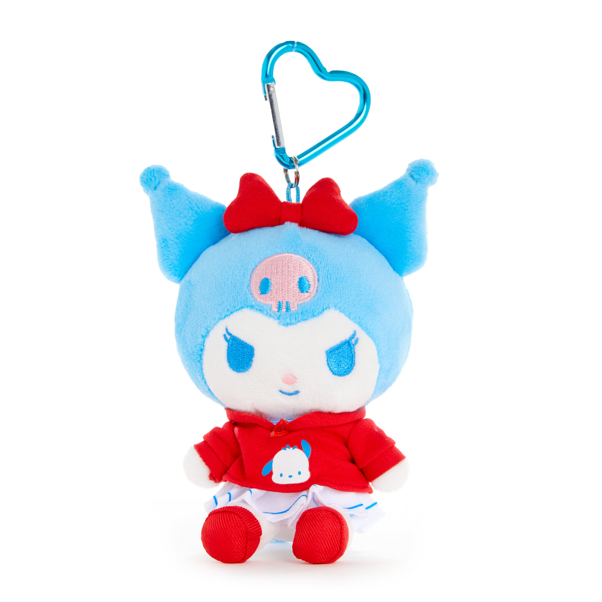 Kuromi Plush Mascot Keychain (Sanrio Friends Cosplay Series - Pochacco) Accessory Global Original