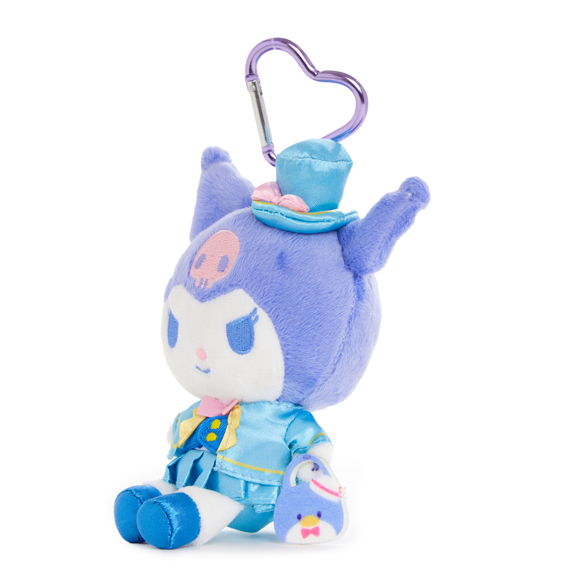 Kuromi Plush Mascot Keychain (Sanrio Friends Cosplay Series - Tuxedosam) Accessory Global Original