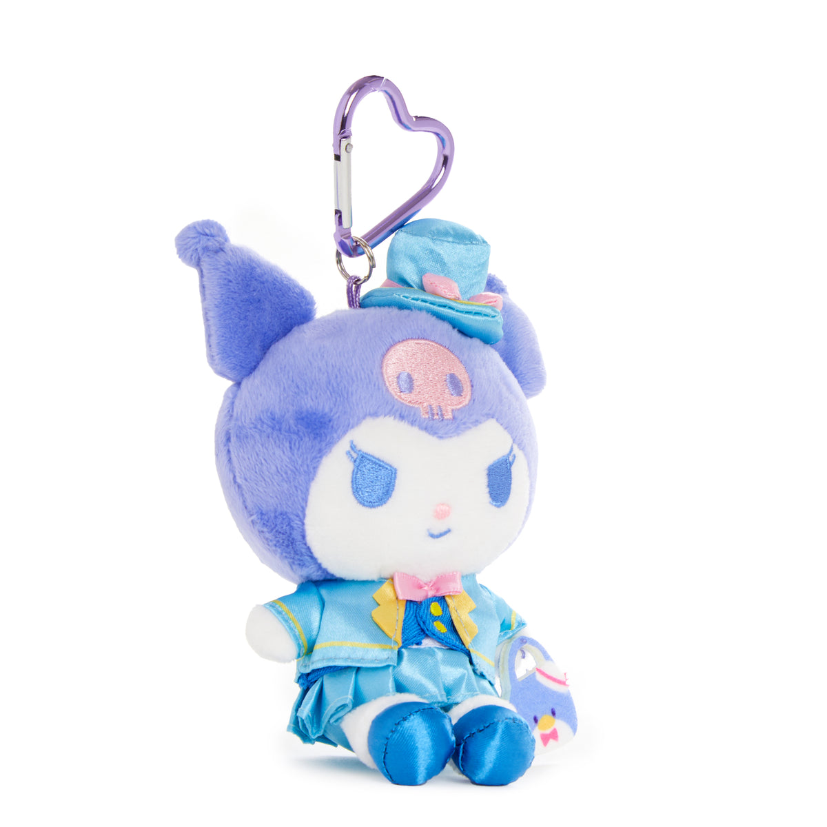 Kuromi Plush Mascot Keychain (Sanrio Friends Cosplay Series - Tuxedosam) Accessory Global Original
