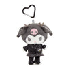 Kuromi Plush Mascot Keychain (Sanrio Friends Cosplay Series - Badtz-maru) Accessory Global Original