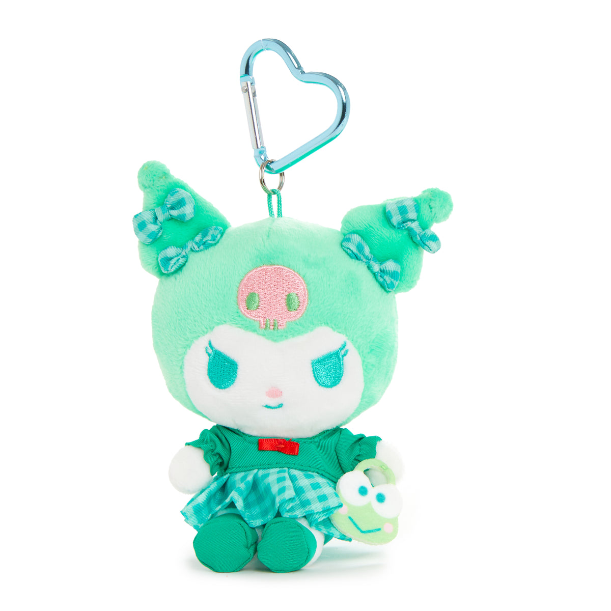 Kuromi Plush Mascot Keychain (Sanrio Friends Cosplay Series - Keroppi) Accessory Global Original