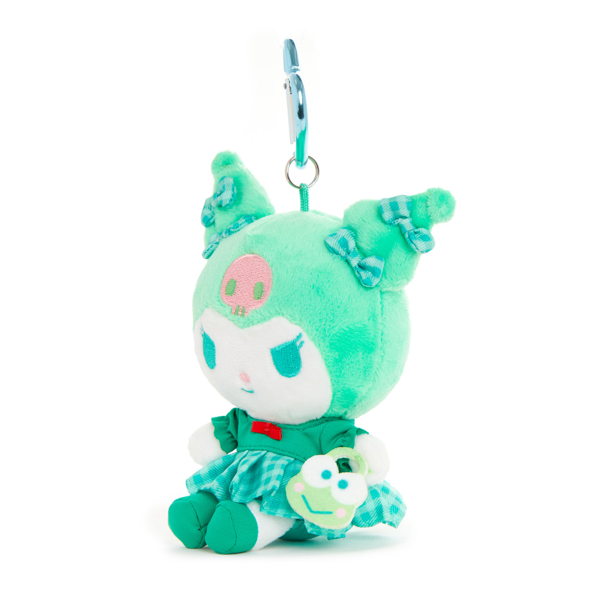 Kuromi Plush Mascot Keychain (Sanrio Friends Cosplay Series - Keroppi) Accessory Global Original
