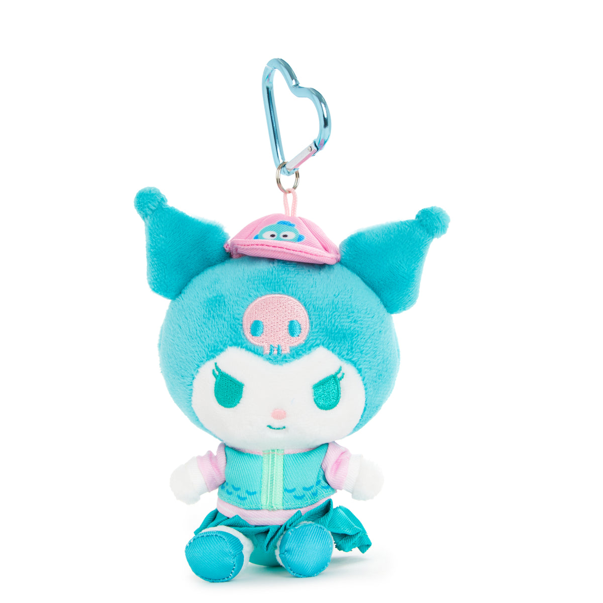 Kuromi Plush Mascot Keychain (Sanrio Friends Cosplay Series - Hangyodon) Accessory Global Original