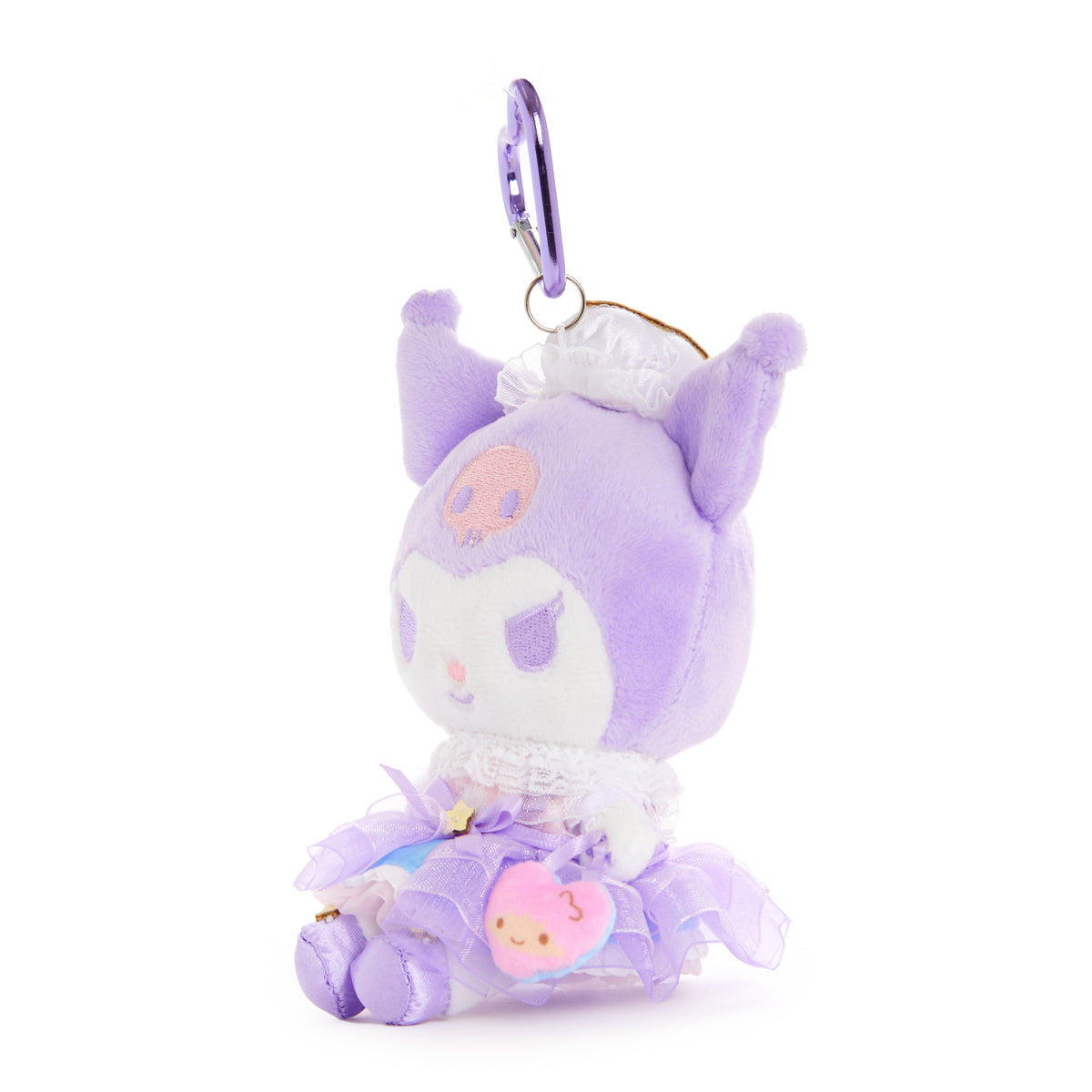 Kuromi Plush Mascot Keychain (Sanrio Friends Cosplay Series - LittleTwinStars) Accessory Global Original