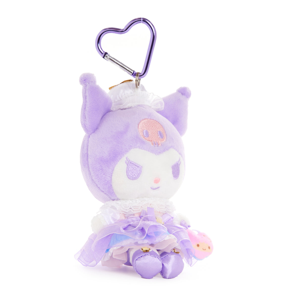 Kuromi Plush Mascot Keychain (Sanrio Friends Cosplay Series - LittleTwinStars) Accessory Global Original