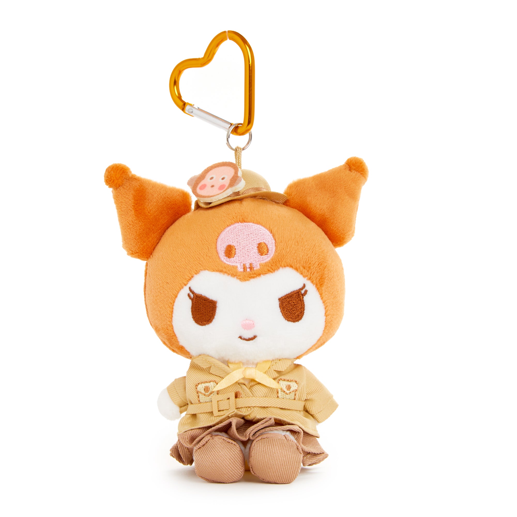 MINOMI Keyring ぬいぐるみ マスコット Kuromi Plush Mascot Keychain (Sanrio Friends Cosplay Series - Monkichi
