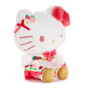 Hello Kitty 8" Plush (Strawberry News 50th Anniversary) Plush Global Original