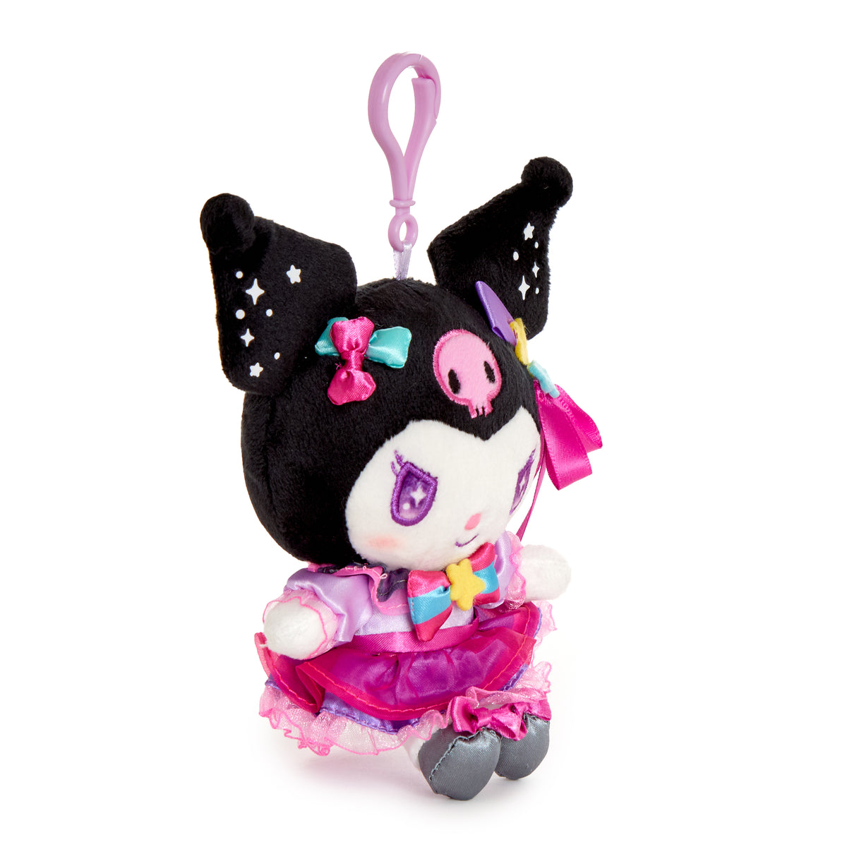 Kuromi Plush Mascot Clip (Spark Series) Accessory NAKAJIMA CORPORATION