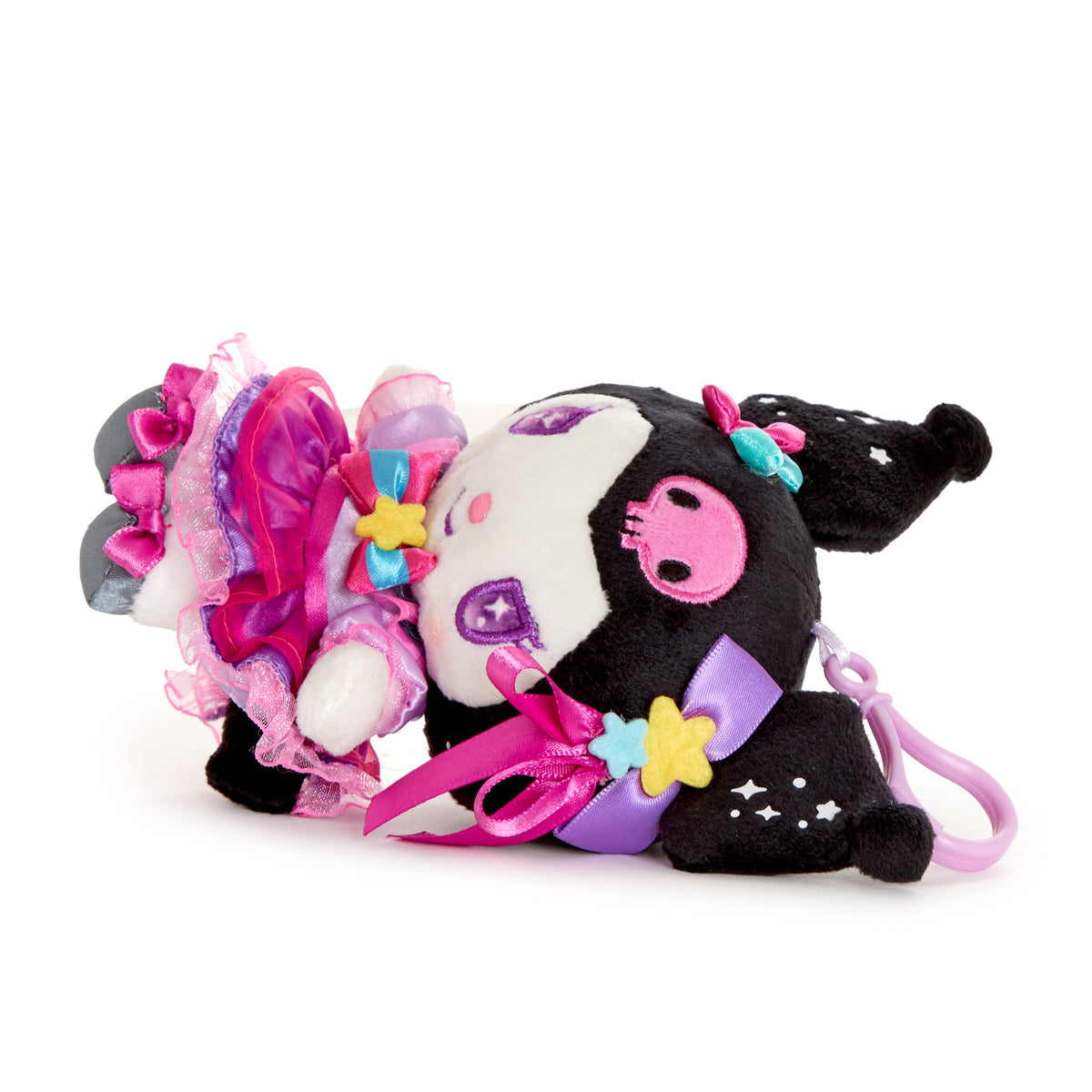 Kuromi Plush Mascot Clip (Spark Series) Accessory NAKAJIMA CORPORATION