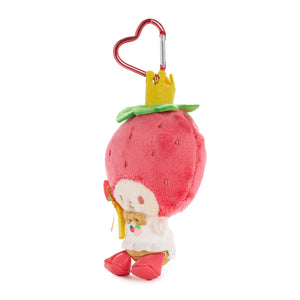 Strawberry King Plush Mascot Keychain (Strawberry News 50th Anniversary) Accessory Global Original