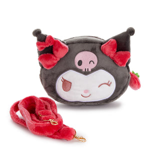 Kuromi Plush Crossbody Bag (Strawberry News 50th Anniversary) Bags Global Original