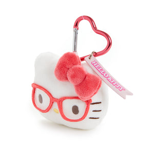 Hello Kitty Plush Mascot Keychain (Glasses Series) Plush Global Original