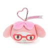 My Melody Plush Mascot Keychain (Glasses Series) Plush Global Original