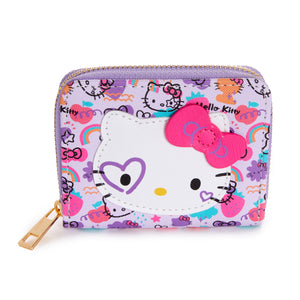 Hello Kitty Compact Zipper Wallet (Super Scribble Series) Bags NAKAJIMA CORPORATION   