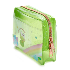Keroppi Glitter Zipper Pouch (Rainy Days Series) Bags Global Original   