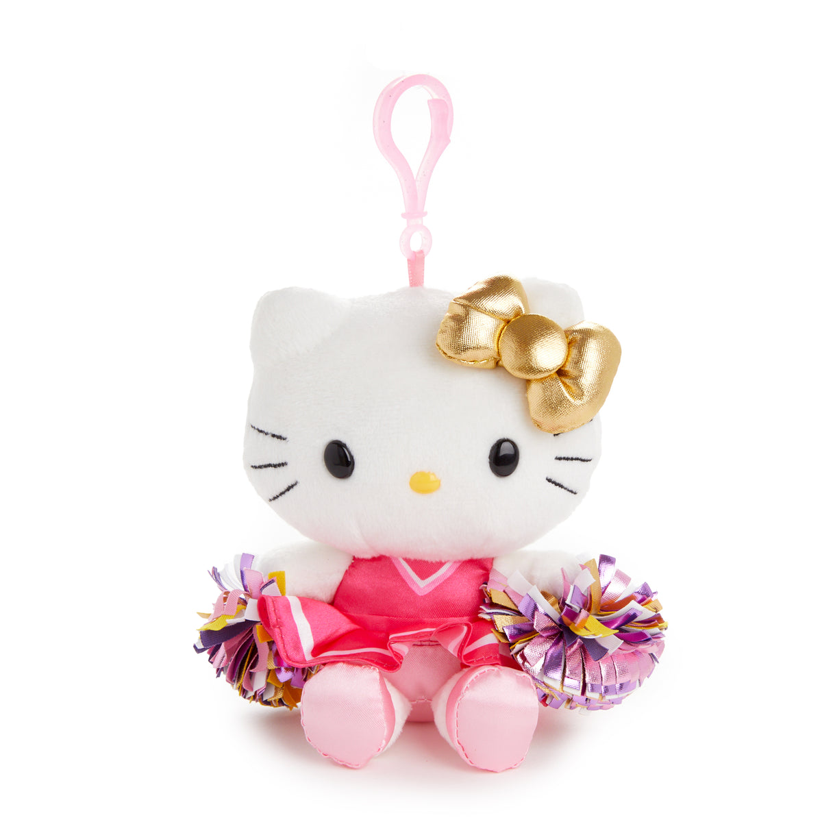 Hello Kitty Mascot Clip (Cheerleader Squad Series) Plush NAKAJIMA CORPORATION