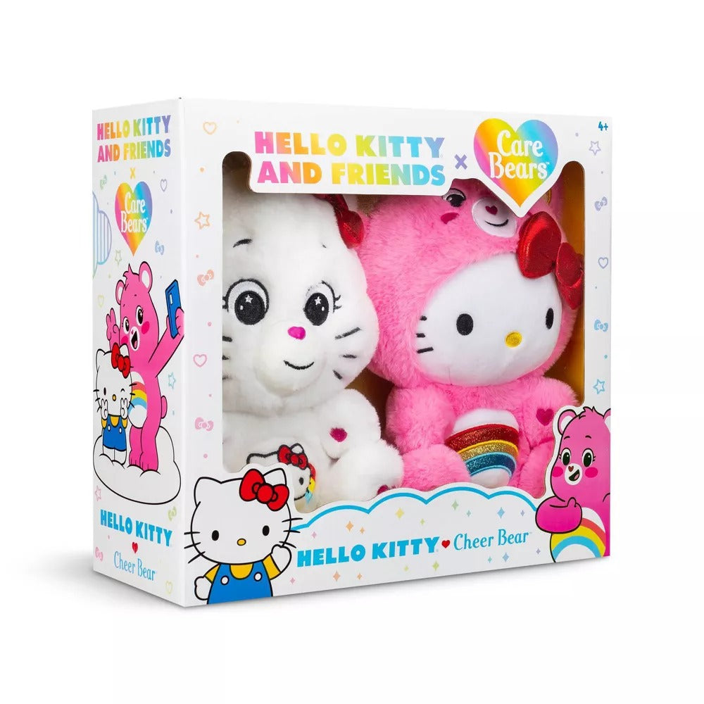 Hello Kitty x Care Bears 2-pc Boxed Plush Set Plush Basic Fun Inc   