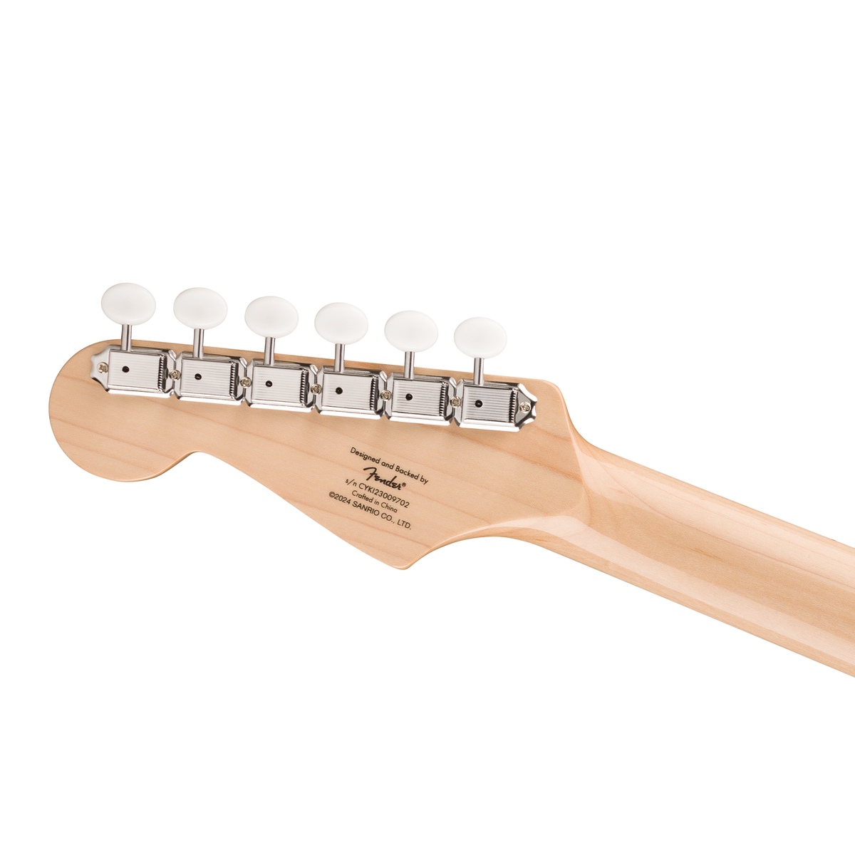 Hello Kitty x Fender White Stratocaster Guitar Home FENDER