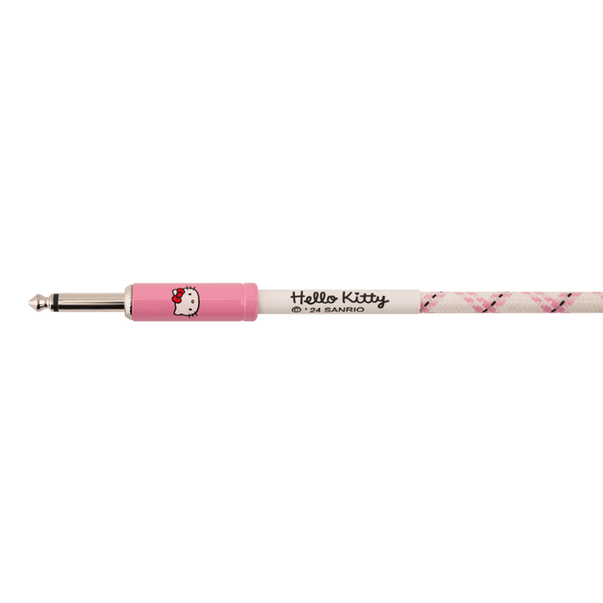 Hello Kitty x Fender White/Pink Woven Cable Home FENDER