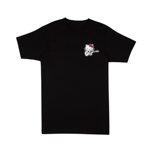 Hello Kitty x Fender Black Small Logo Tee Apparel FENDER