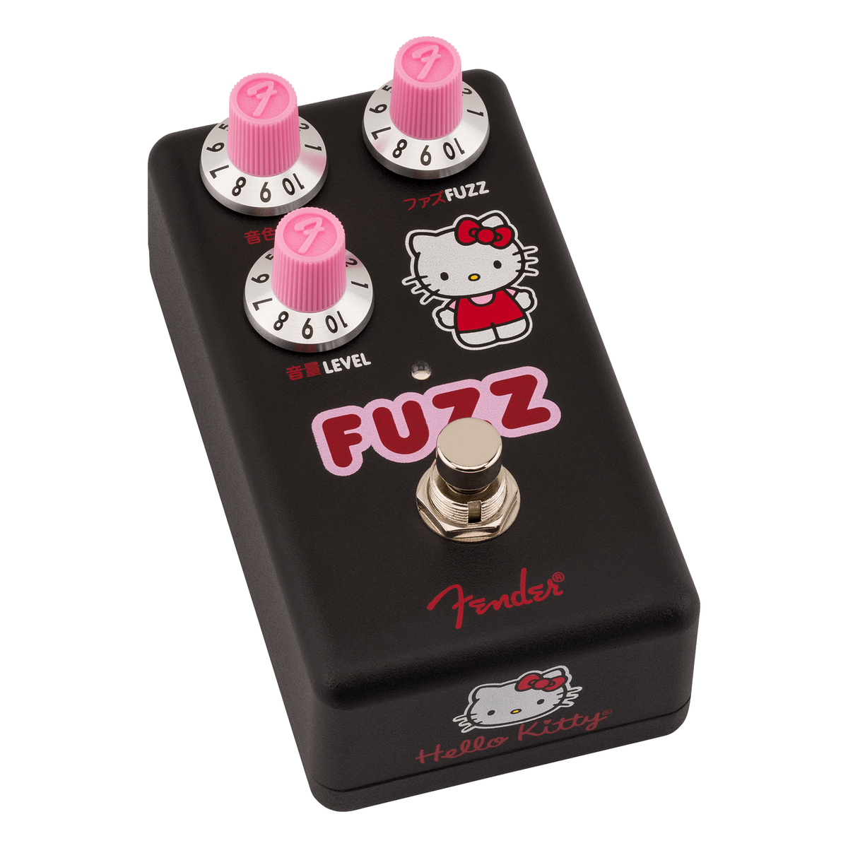 Hello Kitty x Fender Black Fuzz Pedal Home FENDER