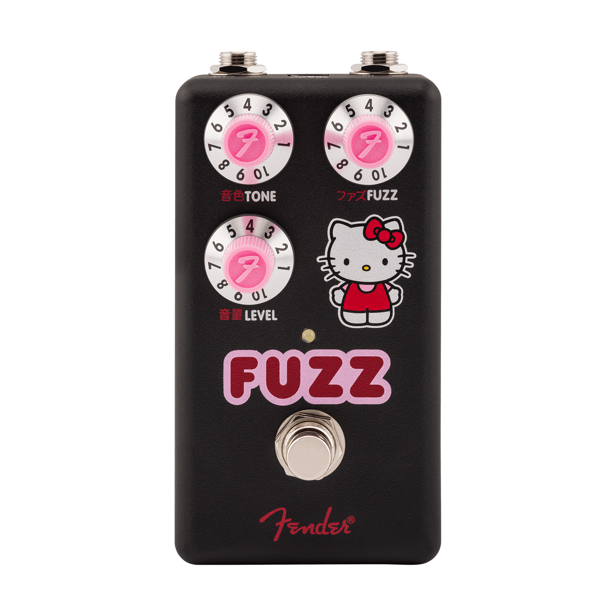 Hello Kitty x Fender Black Fuzz Pedal Home FENDER