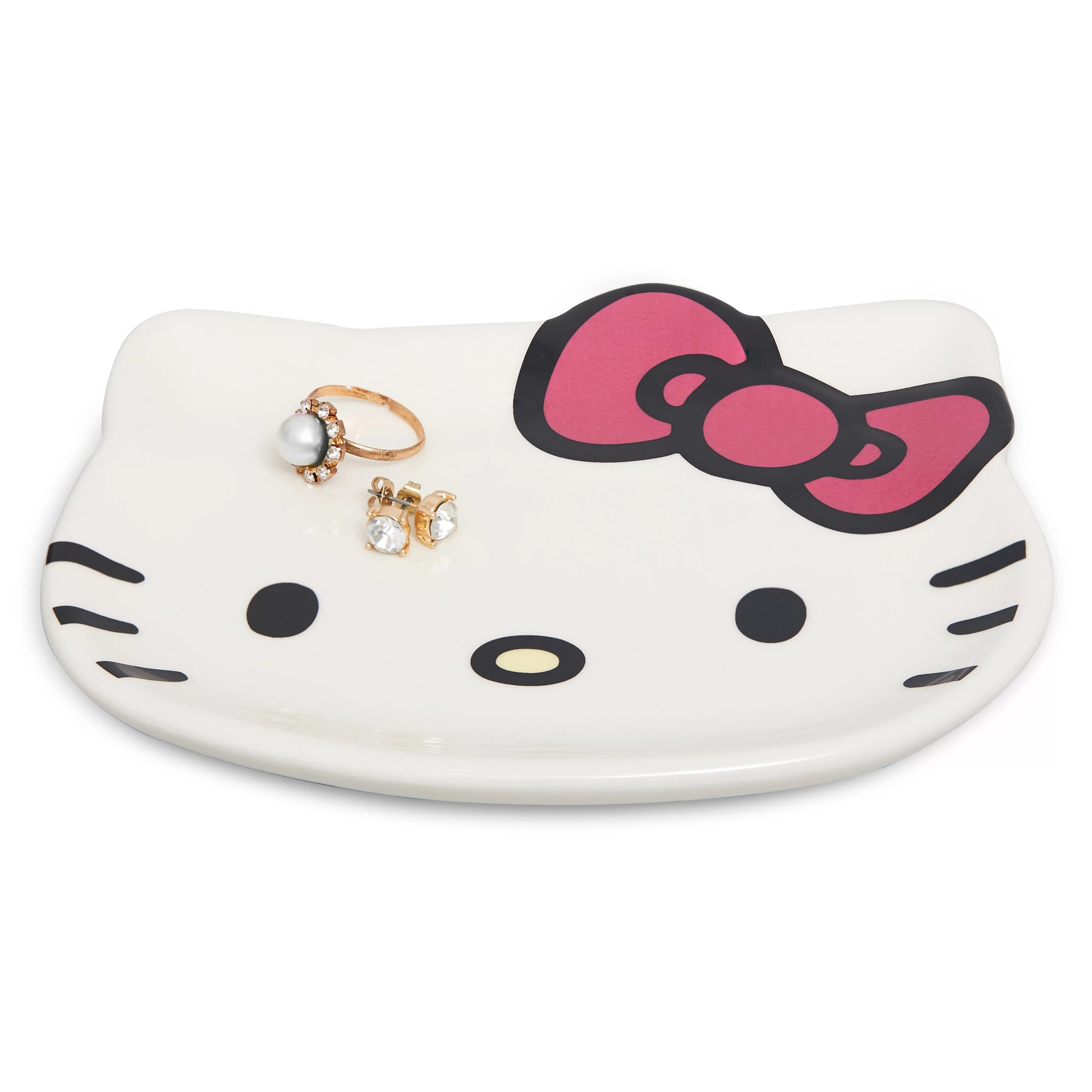 Hello Kitty Ceramic Jewelry Tray Home Goods JACMEL JEWELRY INC   