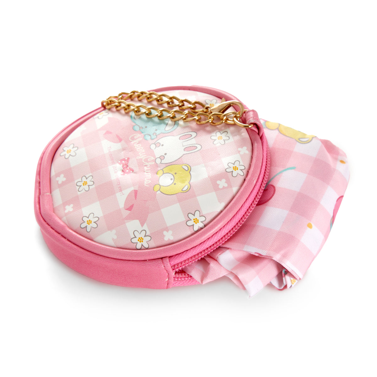 Sanrio Cherry Chums tote bag rabbit pink vinyl material 2015 Sanrio Japan