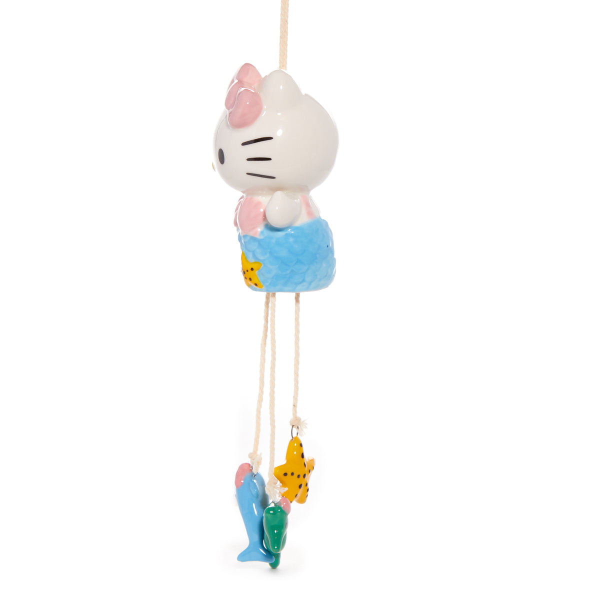 Hello Kitty Mermaid Wind Chime Home Goods Blue Sky Clayworks