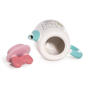 Hello Kitty and Friends Ceramic Grid Teapot Home Goods Blue Sky Clayworks