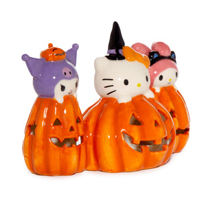 Hello Kitty and Friends Costume Pumpkin Ceramic Candle House Home Goods Blue Sky Clayworks