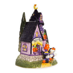 Hello Kitty and Friends Trick or Treat Ceramic Candle House Home Goods Blue Sky Clayworks