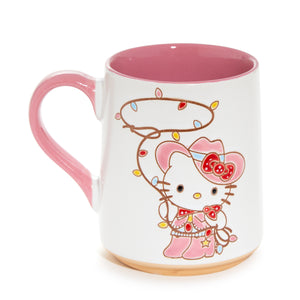 Hello Kitty Western Holiday Ceramic Mug Gift Set (Set of 2) Home Goods Blue Sky Clayworks