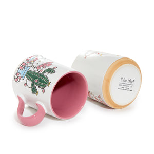 Hello Kitty Western Holiday Ceramic Mug Gift Set (Set of 2) Home Goods Blue Sky Clayworks