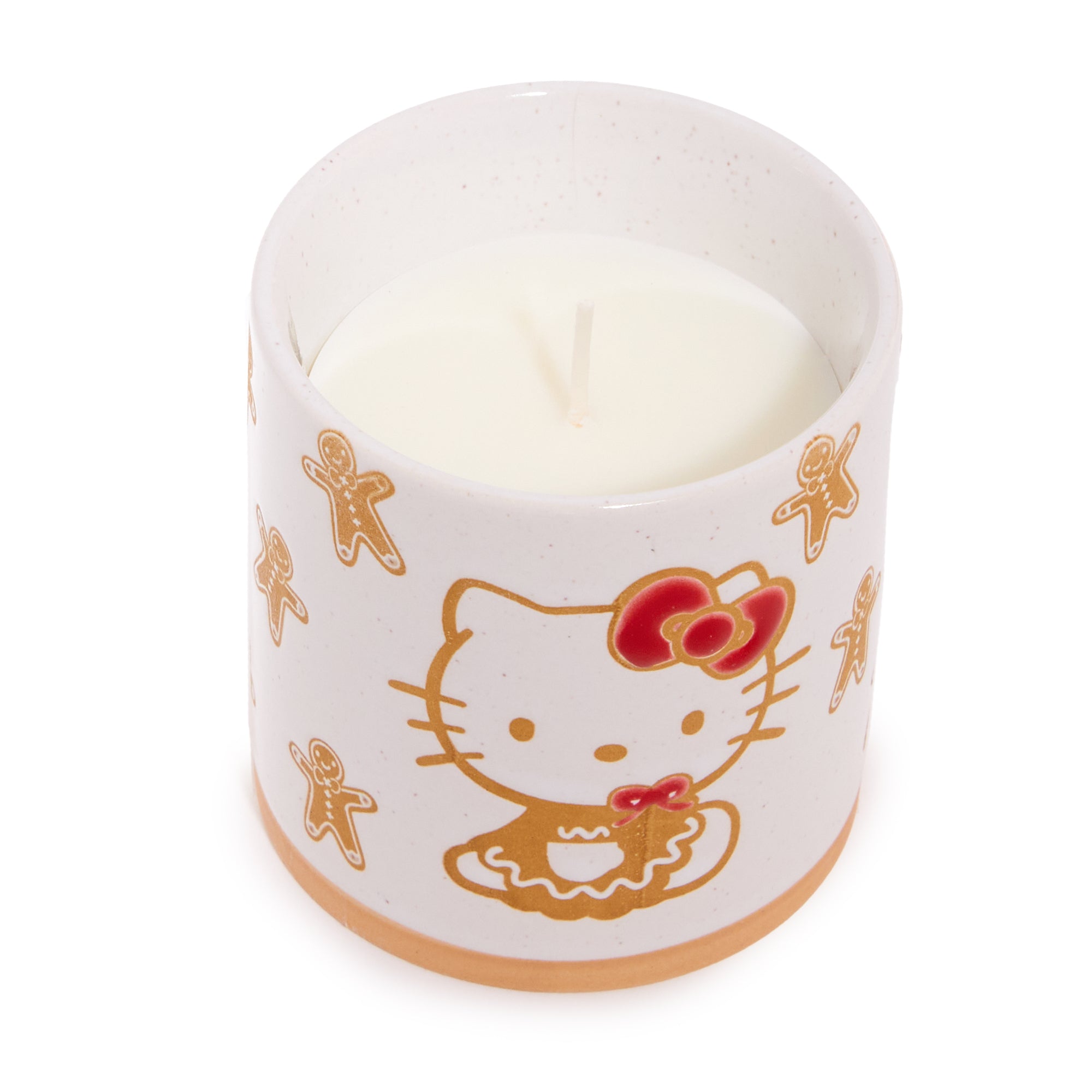 Hello Kitty Holiday Gingerbread Ceramic Candle Home Goods Blue Sky Clayworks