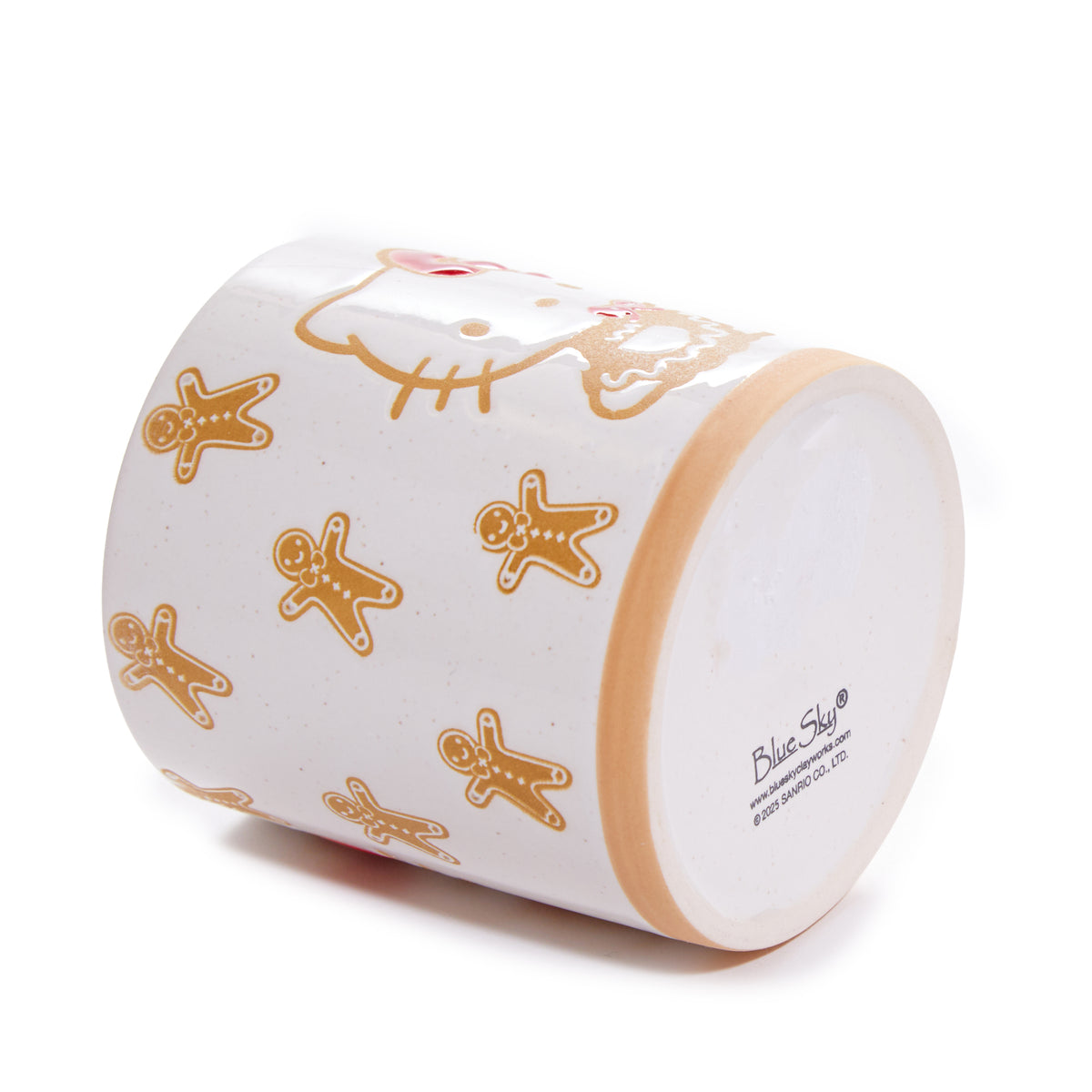 Hello Kitty Holiday Gingerbread Ceramic Candle Home Goods Blue Sky Clayworks