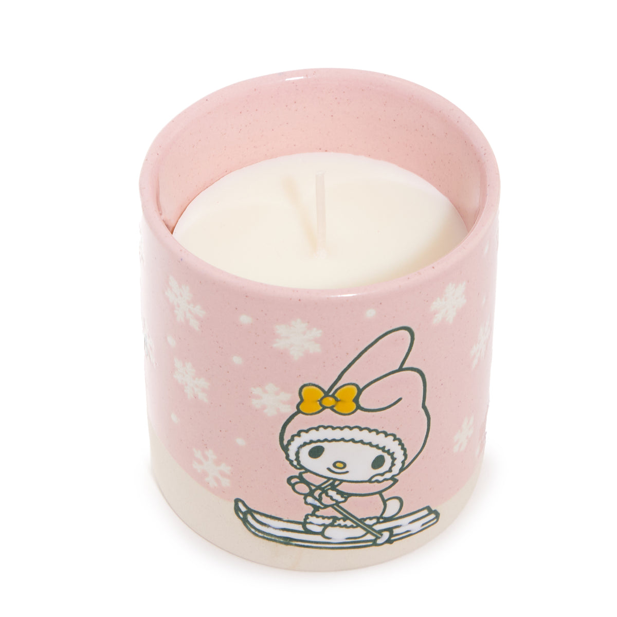 My Melody Holiday Ski Ceramic Candle Home Goods Blue Sky Clayworks