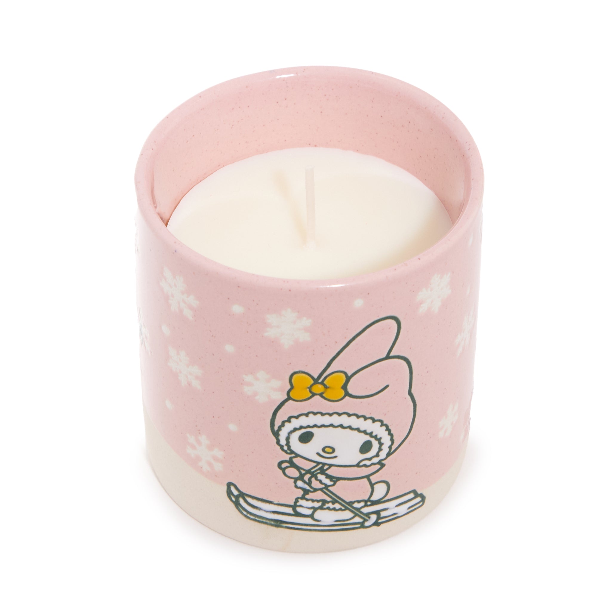 My Melody Holiday Ski Ceramic Candle Home Goods Blue Sky Clayworks