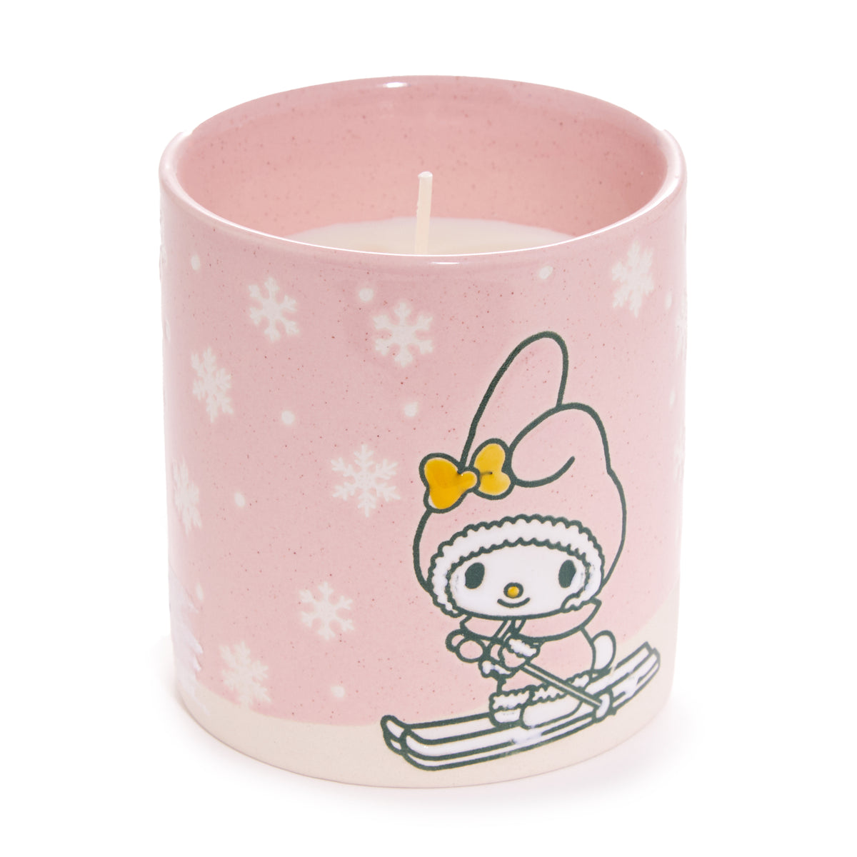 My Melody Holiday Ski Ceramic Candle Home Goods Blue Sky Clayworks
