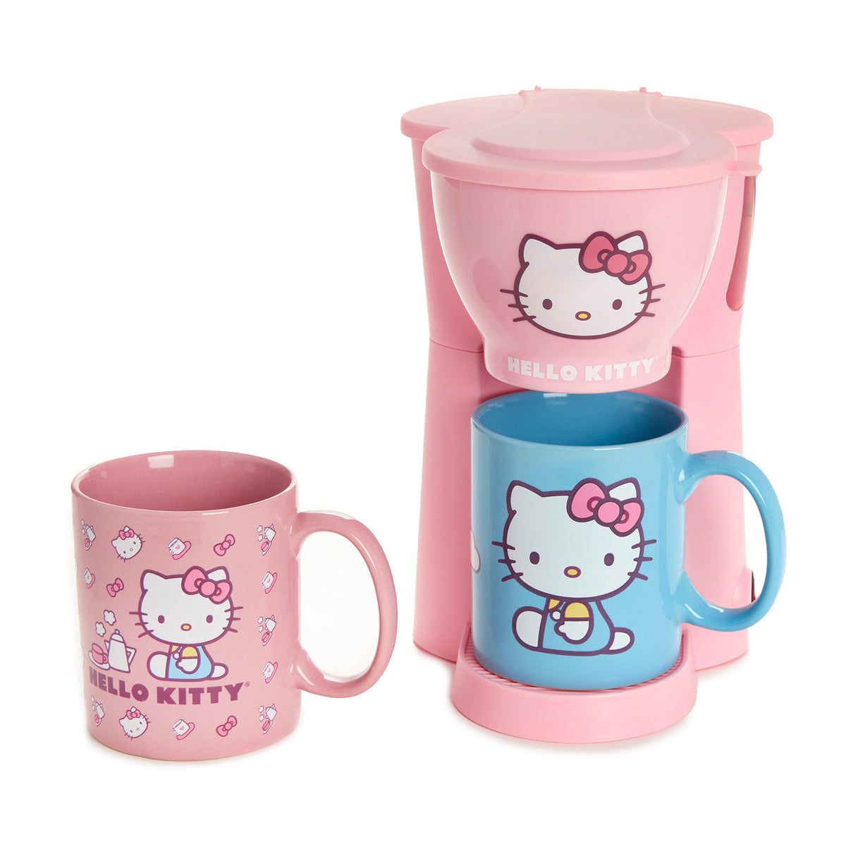 Hello Kitty Coffee Maker 3-Piece Gift Set Home Goods Uncanny Brands LLC   