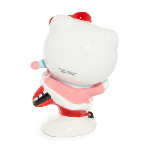 Hello Kitty Holiday Ski Ceramic Mug and Figurine Gift Set Home Goods Blue Sky Clayworks